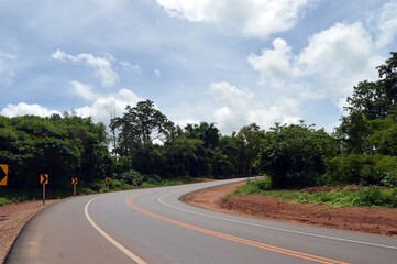 road in the countryside