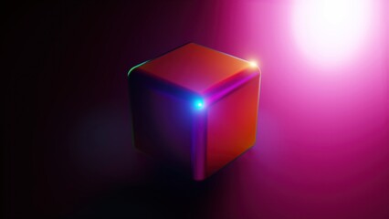 Rainbow light cube