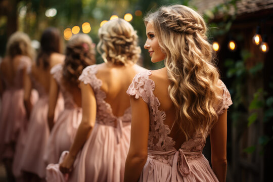 Pretty in Pink. Bridesmaid Dresses of All Styles in Lovely Pink Hues
