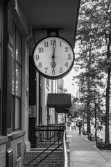 clock in the city