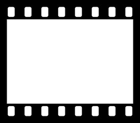 映画のネガフィルムのフレーム