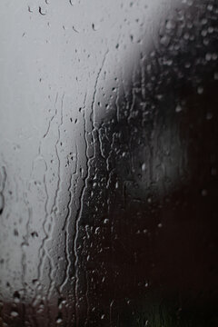Rain drops on a window glass overlay frame texture 