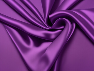 Obraz premium Purple elegant satin silk cloth texture realistic background image