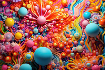 Plasticine Abstract Background
