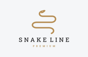 Snakes Logo Template, logo abstract.