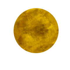 Yellow full moon