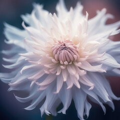 Macro shot of a delicate flower blooming highlighting natures intricate details 