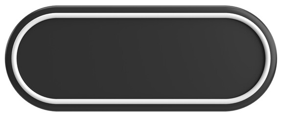 Obraz premium 3D button. Empty button. 3D illustration.