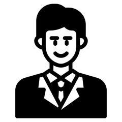 man avatar semi solid style