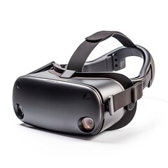 Virtual reality headset isolated on white 