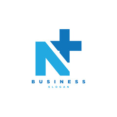 Premium letter N plus logo design for your band or business