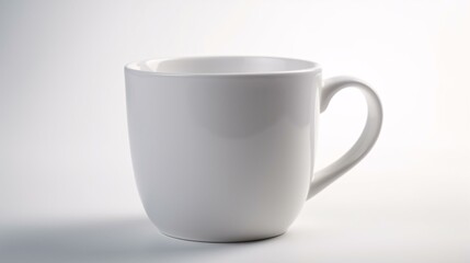 Fototapeta premium white mug cup mock up generative ai
