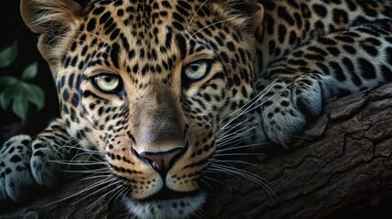 Fototapeta na wymiar close up of a jaguar