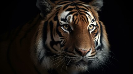 Fototapeta premium portrait of a tiger generative ai