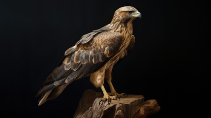 golden eagle in the zoo
