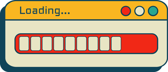 Loading Bar Illustration 