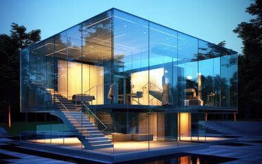 Fototapeta premium Modern Building Exterior