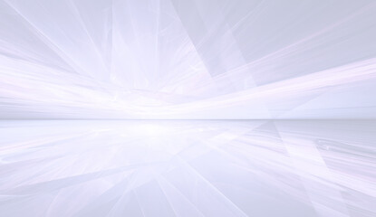 Abstract White Futuristic Background