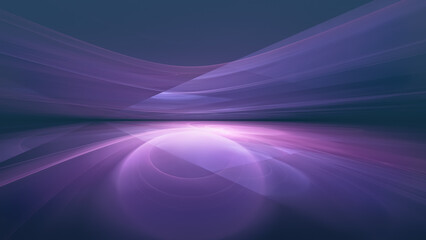 Neon Fractal Skyline