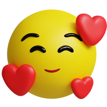 3D Love Emoji