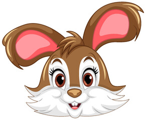 Cute Rabbit Cartoon Character Vector
