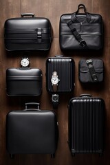 Super Cool Black Bag. Ready for Fun and Exciting Times generative ai