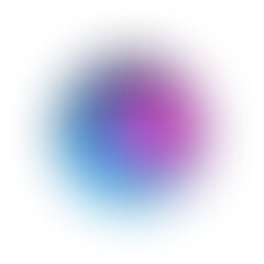 Blur Gradient Circle transparent PNG ball gradient Shining circle holographic blurred circles rainbow color dots. Abstract design elements