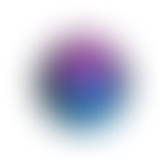 Blur Gradient Circle transparent PNG ball gradient Shining circle holographic blurred circles rainbow color dots. Abstract design elements