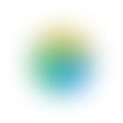 Blur Gradient Circle transparent PNG ball gradient Shining circle holographic blurred circles rainbow color dots. Abstract design elements