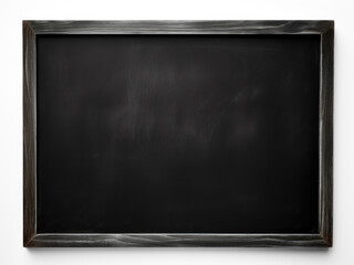 Empty blackboard isolated on white background