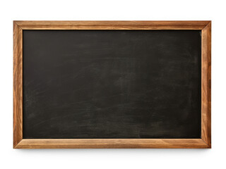 Fototapeta na wymiar Empty blackboard isolated on white background
