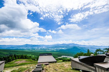山梨県北杜市の清里テラス