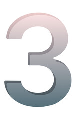 Fototapeta premium Numbers Name 0 to 9 (zero to nine)