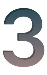 Fototapeta premium Numbers Name 0 to 9 (zero to nine)