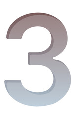 Fototapeta premium Numbers Name 0 to 9 (zero to nine)