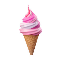 ice cream cone isolated