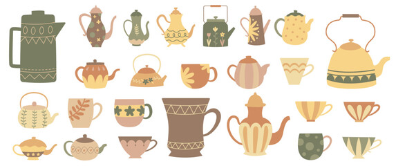 Simple Vintage Decorative Cup Illustration 2