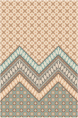 vintage traditional batik pattern background - obrazy, fototapety, plakaty