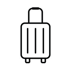 travel bag icon vector design template simple and modern