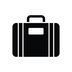 travel bag icon vector design template simple and modern