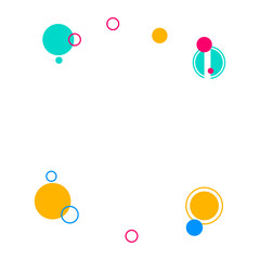 colorfull frame abstract futuristic