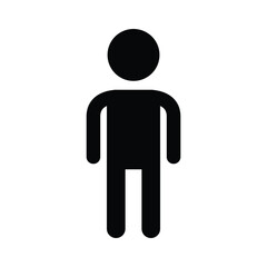 People standing man vector icon