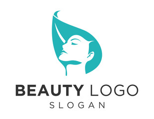 Logo design about Beauty on a white background. created using the CorelDraw application.