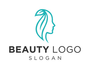Logo design about Beauty on a white background. created using the CorelDraw application.