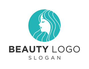 Logo design about Beauty on a white background. created using the CorelDraw application.