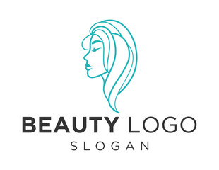 Logo design about Beauty on a white background. created using the CorelDraw application.