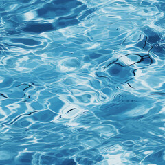 Detailed View of Gentle Water Pool Ripples. Summer pool vibes. Seamless pattern. Infinitely tileable.