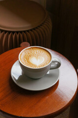 cup of coffee on the table