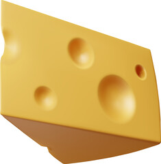 3D Piece of Cheese