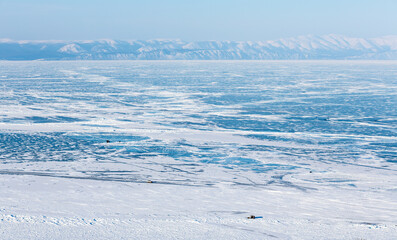 Obraz na płótnie Canvas Lake Baikal in winter